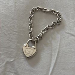 Return to Tiffany® Love Lock Bracelet in Silver,