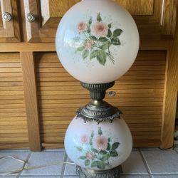 Antique Double Globe Lamp