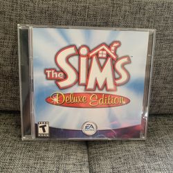 The Sims Deluxe Edition Computer Games PC CD ROM Windows EA Games 2 Discs