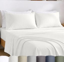 California Design Den California King Sheets Deep Pockets Set
