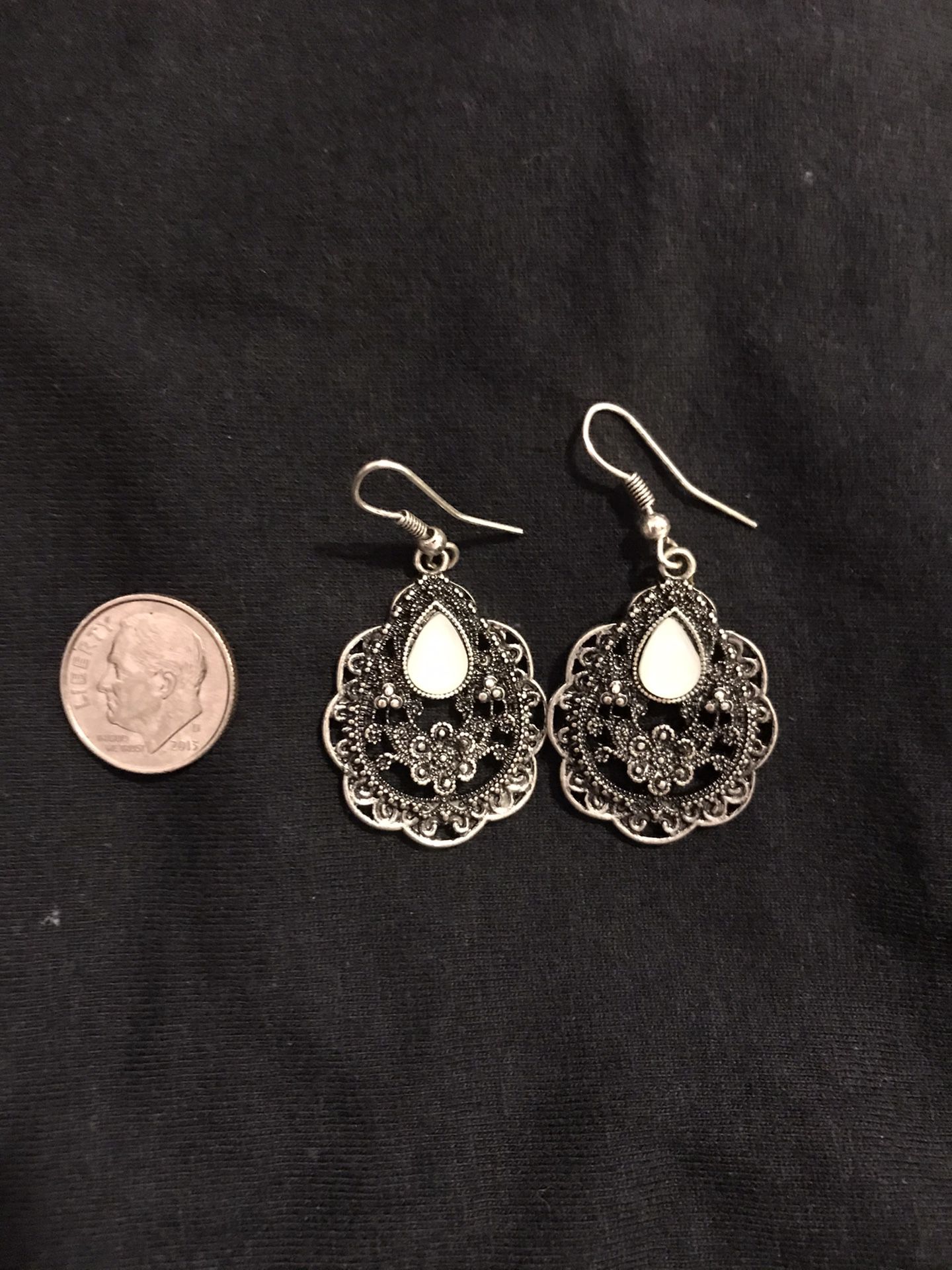 Moonstone boho earrings