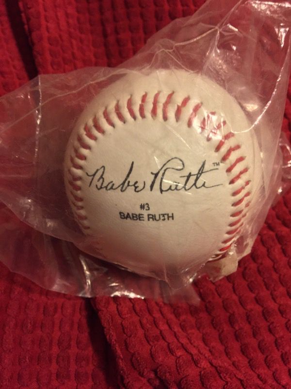 Babe Ruth 72 Batting Season Ball