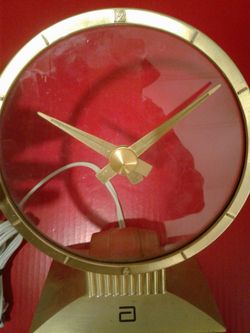 Jefferson vintage clock 1930-1960 the golden hour $199