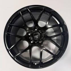19" Avant Garde Ruger Mesh 19x11 5x130 +52 Satin Black Rim Wheel
