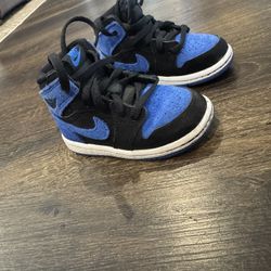 Jordan Toddler's 1 Retro High OG Black/Royal Blue-White (FD1413 042) -