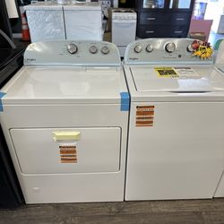 Whirlpool Washer & Dryer (Take It Home In Payments/Llevalo A Casa En Pagos)