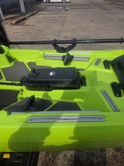 Kayak with the motor