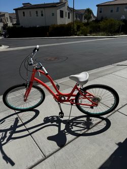 Red Townie Cruiser Bike Model 7