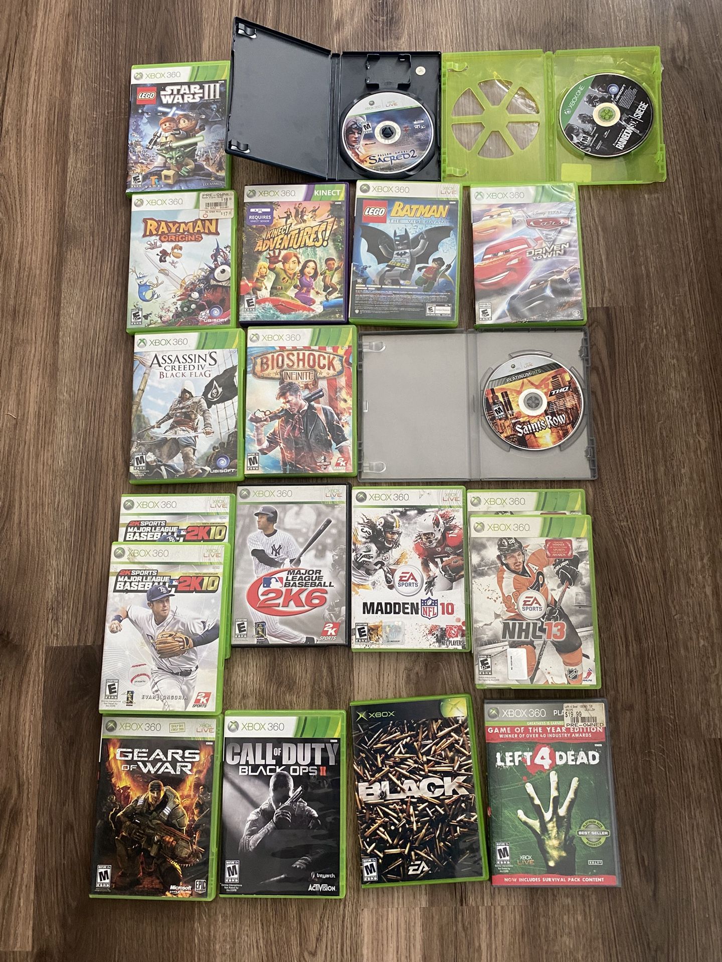 XBOX 360 And XBOX ONE Video Games Lot