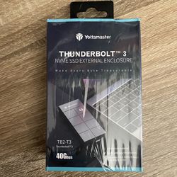 Yottamaster - Thunderbolt 3 NVME SSD External Enclosure 