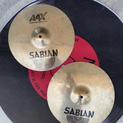 Sabian AAX Series 14” X-cellerator Hi Hat Drum Cymbals Retails for $599