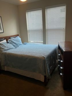 Full size bed and mattress set