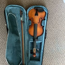 Mendini by Cecilio 4/4 Violin – Case, Bow, & Accessories! Great for Beginners!