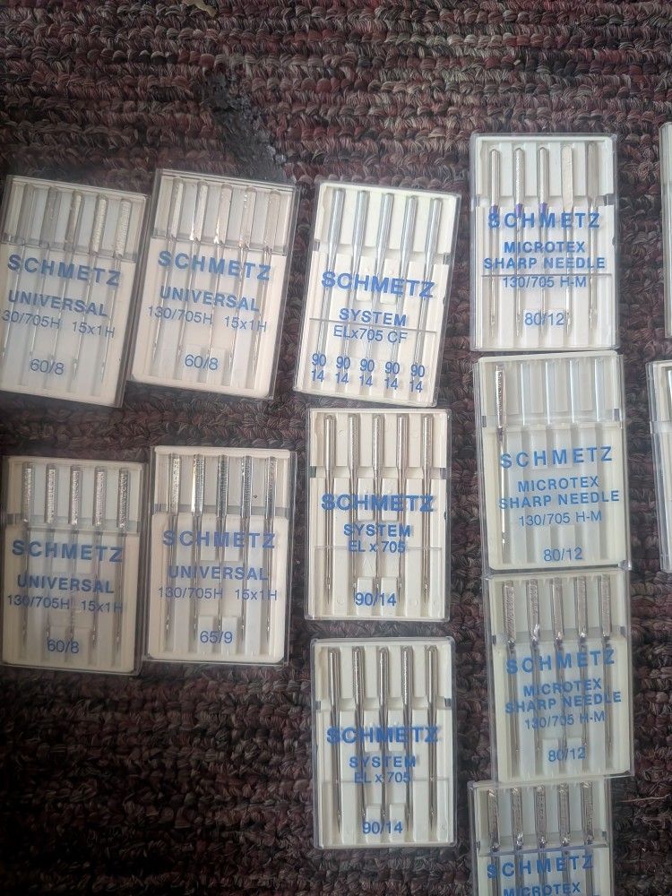 24 Packages Of Schmetz Sewing Machine Needles