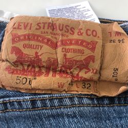 Levi 501’s 34x32