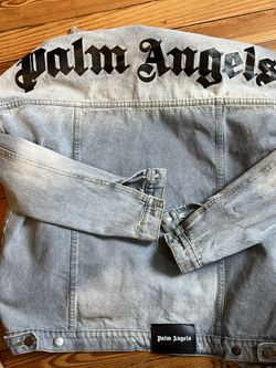 PALM ANGLES DENIM JACKET LARGE!