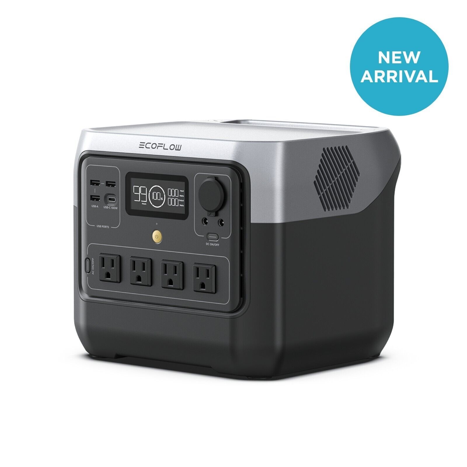 EcoFlow River 2 Pro Portable Power Station - Black/Grey