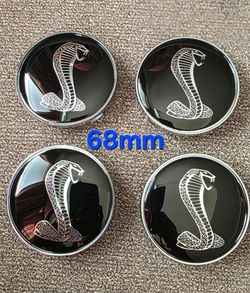 68 or 60mm Mustang Shelby Cobra Snake center caps see all pictures sold separately SHIPPING AVAILABLE