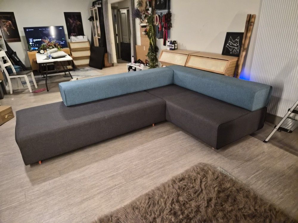 Poppin Block Party Modular Sofa – 2 Pieces – Pick Up Only
