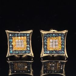 10KT Yellow Gold Diamond Kite Earrings 1.40g .33CTW 180817/9
