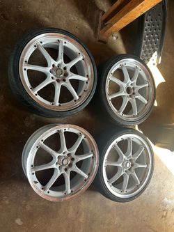 ADR sokudo 8 white custom rims