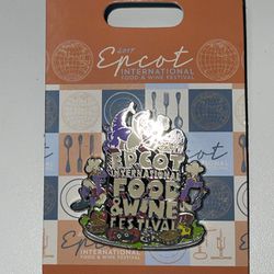WDW Epcot Food and Wine 2017 Figment Disney Pin 124241