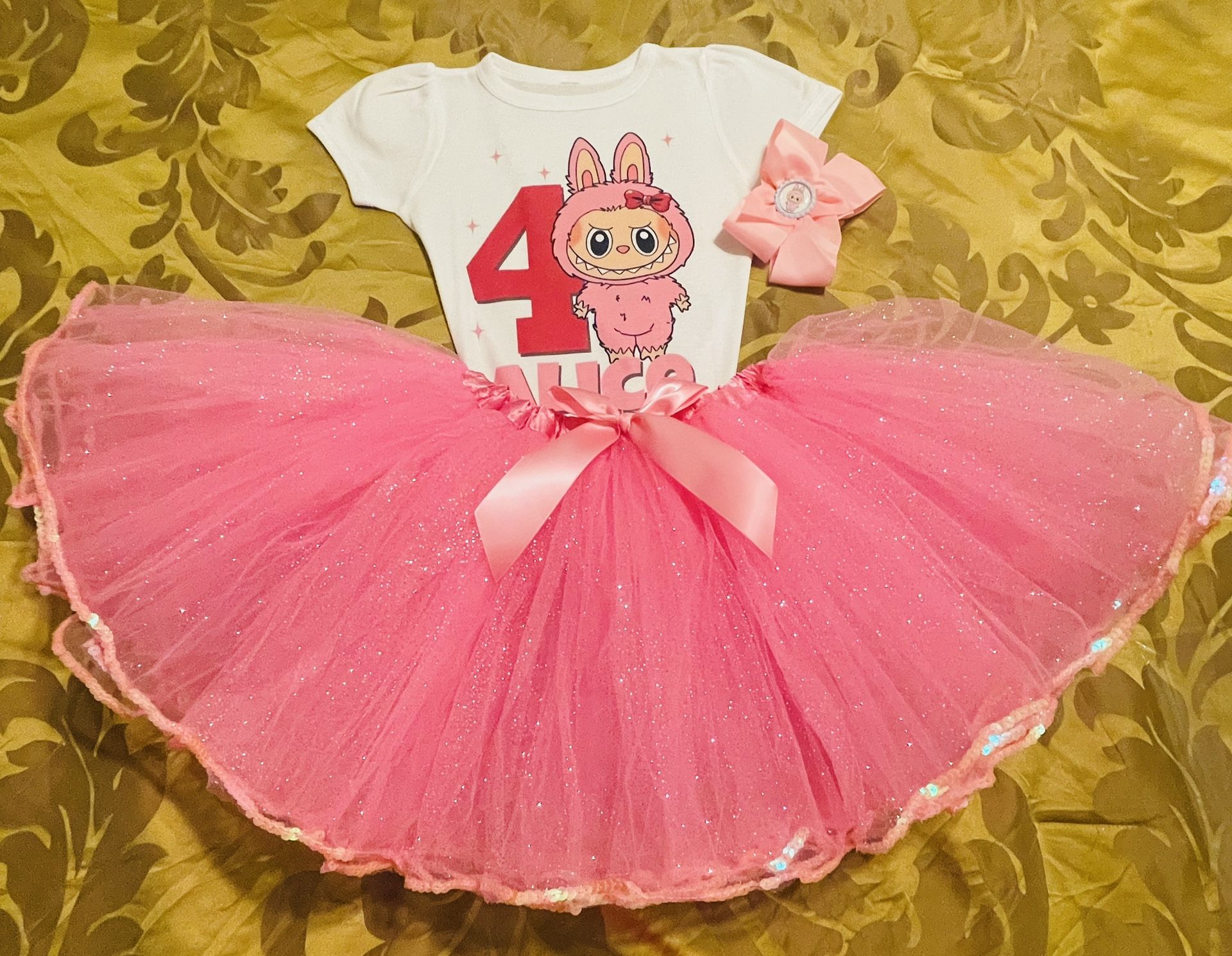 happy birthday dress cake Creme Castle's Special Barbie 1st Birthday Cake for Daughter main image 0