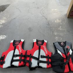 3 Life Vests 