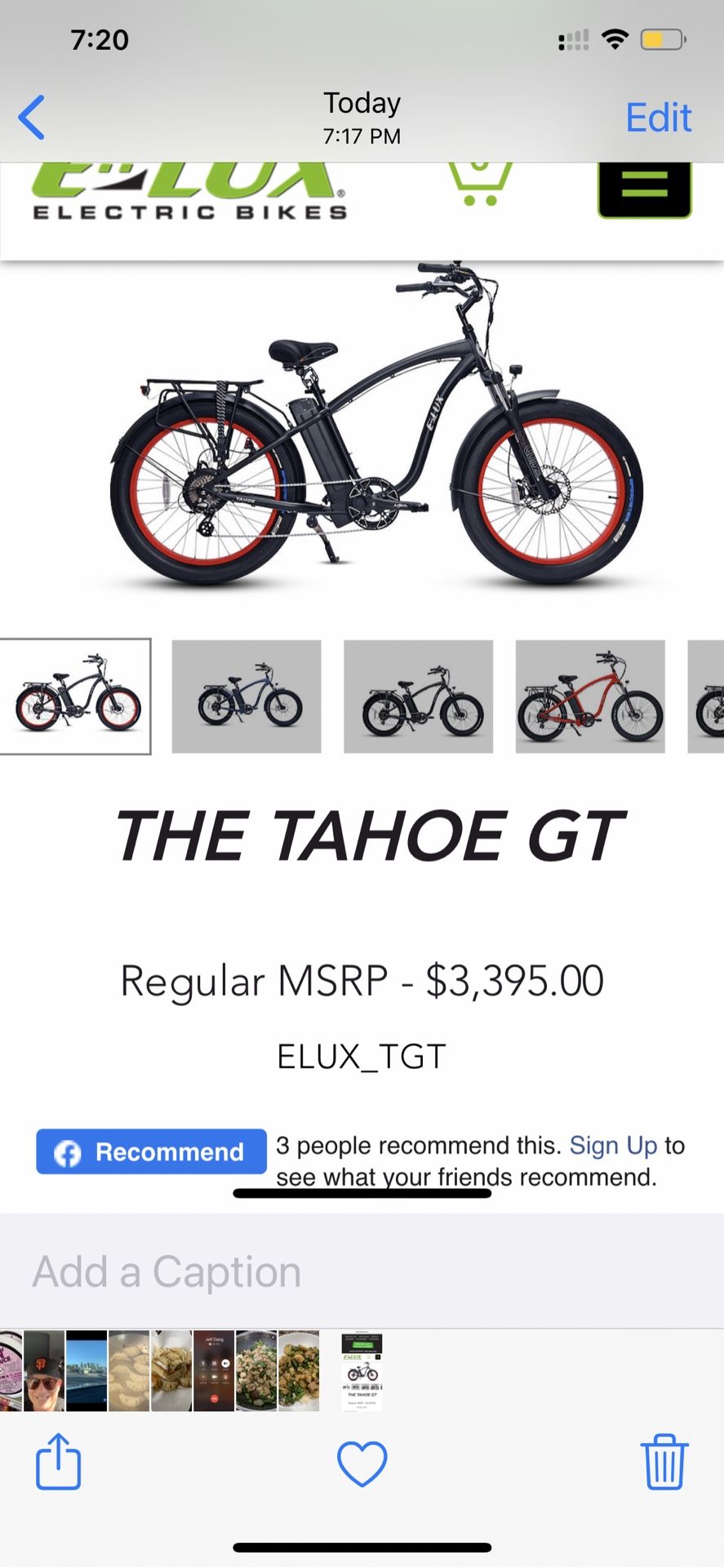 Elux Tahoe GT Electric Bike