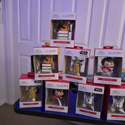 Star Wars And Harry Potter Wizarding World Christmas Ornaments 