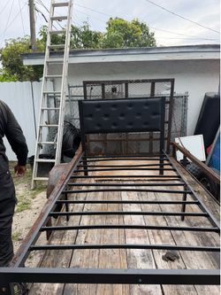 Bed frame head board