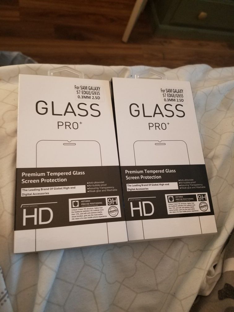 Galaxy s7 tempered glass screen protectors