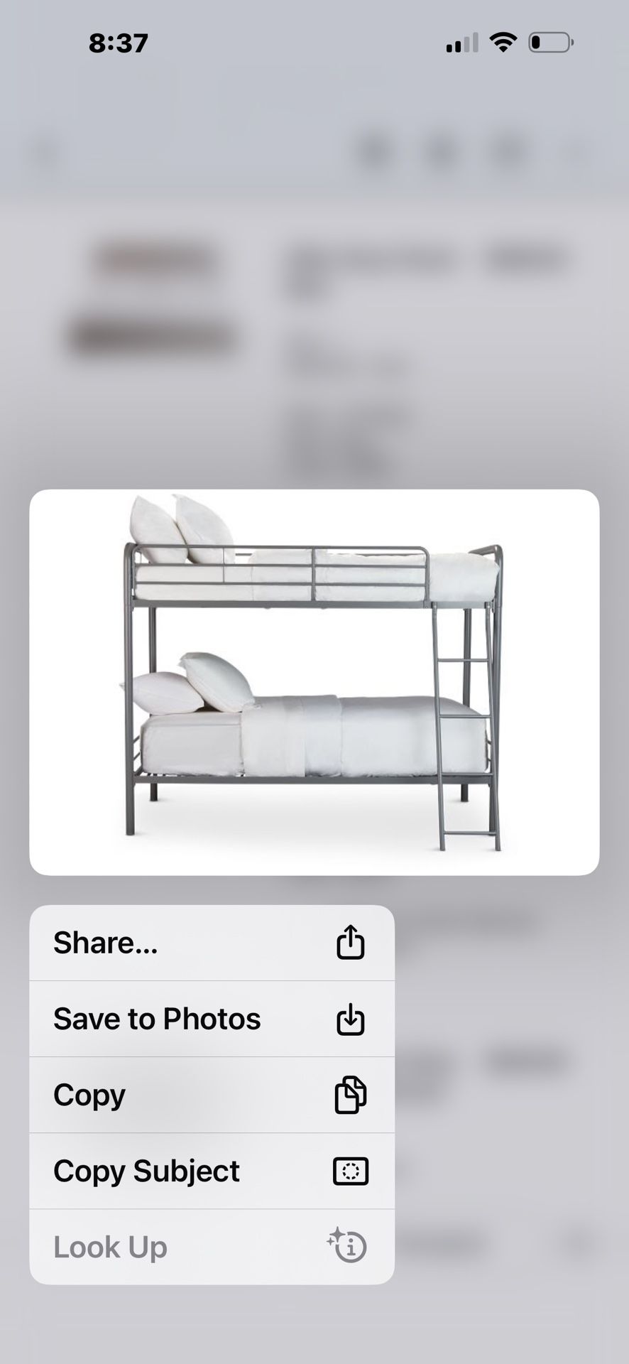 City furniture Twin Over Twin Bunk Bed