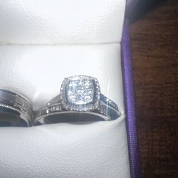Engagement Ring 10k, Both Are Size 8 For Sale - Never Used 