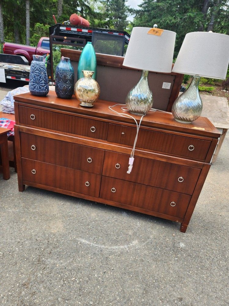 Dresser and Mirror