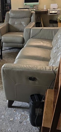 Leather couches