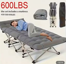 Folding Bed/cot For Guests Or Camping - New! 