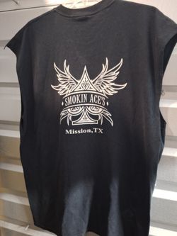 Vintage LOCAL BAR Smoking Aces shirt 2XL