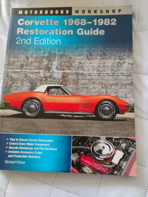 Motorbooks Workshop Corvette Restoration Guide 2nd Edition