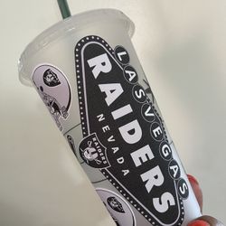 Raiders (Las Vegas) Starbucks  Epoxy Cup ANY TEAM 