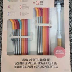Straw Set With Brushes