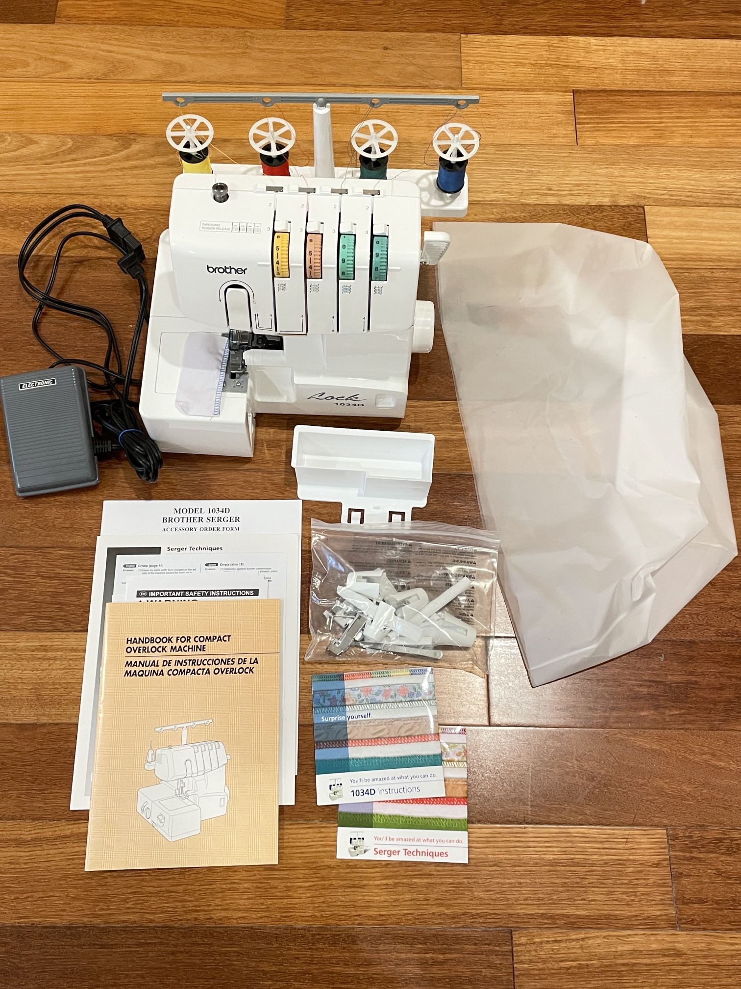 Brother 1034D 3/4 Thread Serger with Differential Feed