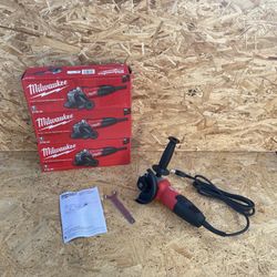 Milwaukee 4 1/2” Small Angle Grinder 7.0 Amps 12,000 RPM