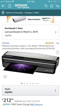 Fellowes Laminator Jupiter 2 125