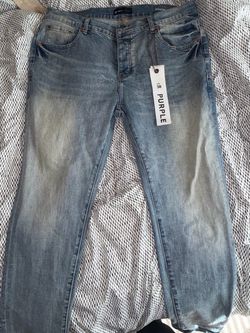 Purple jeans