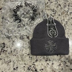Chrome Hearts Grey Beanie
