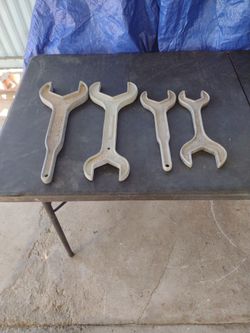 Vintage cast aluminum Kenosha Wisconsin wrenches
