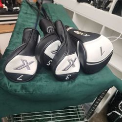 XXIO Premium Woods Set – Driver, 3W, 5W, 7W – MP1000 / MP1100 Shafts 