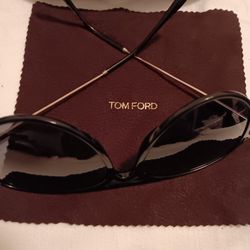 TOM FORD BLACK & GOLD SUNGLASSES