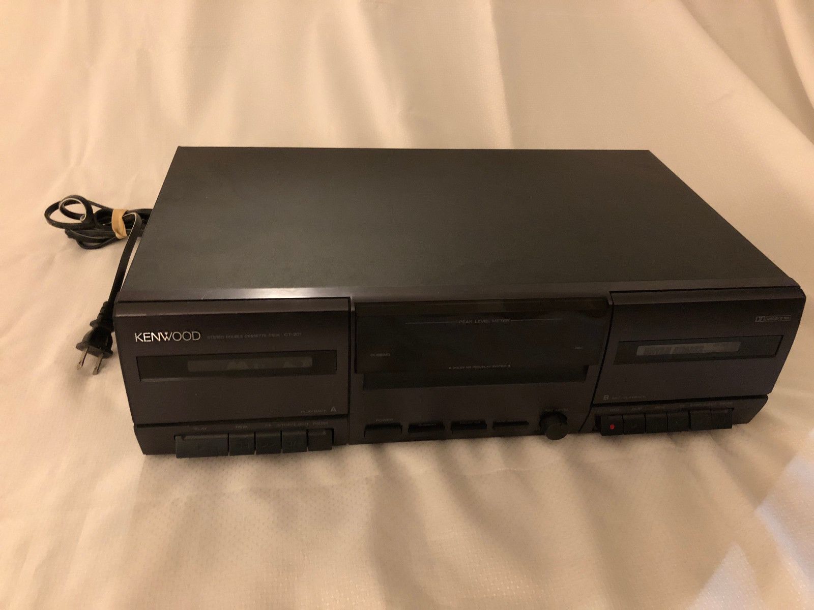Kenwood stereo double cassette deck CT – 201 excellent condition